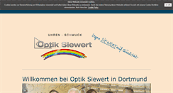 Desktop Screenshot of optik-siewert.de